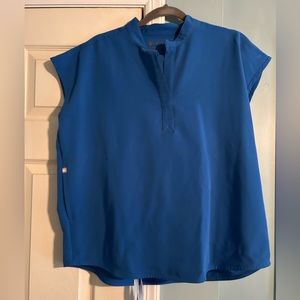 Royal Blue Figs Scrub Set